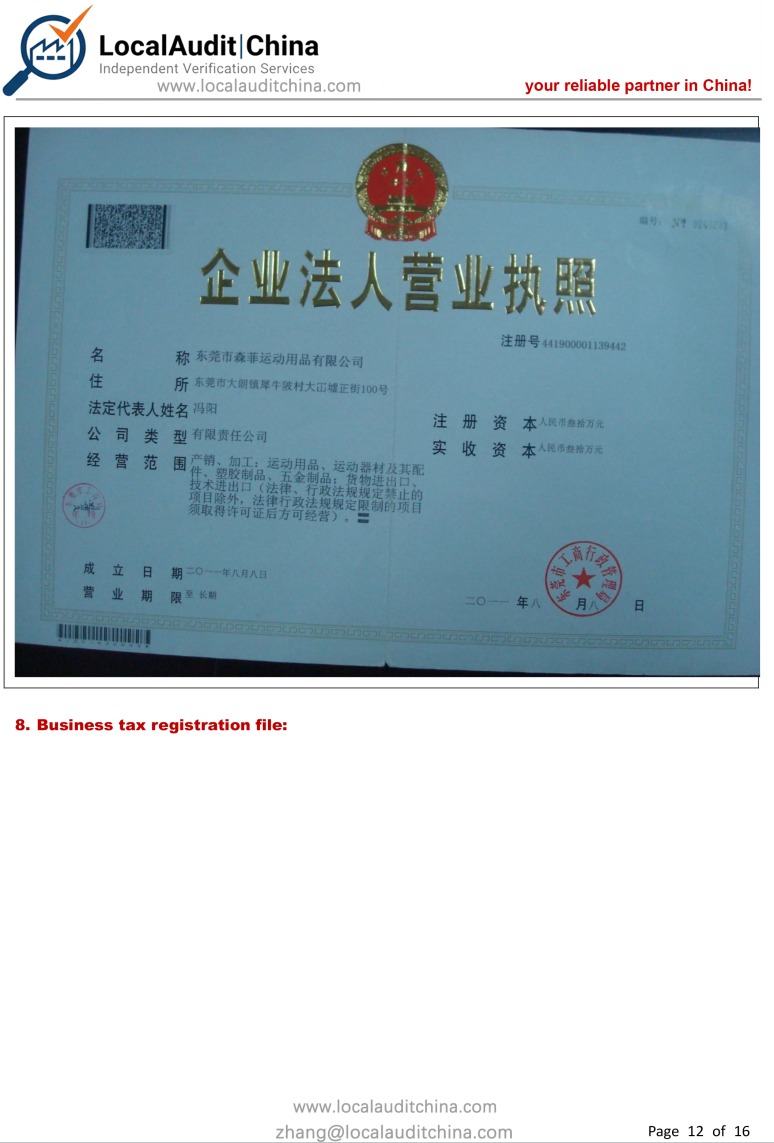 Audit Report Page 12