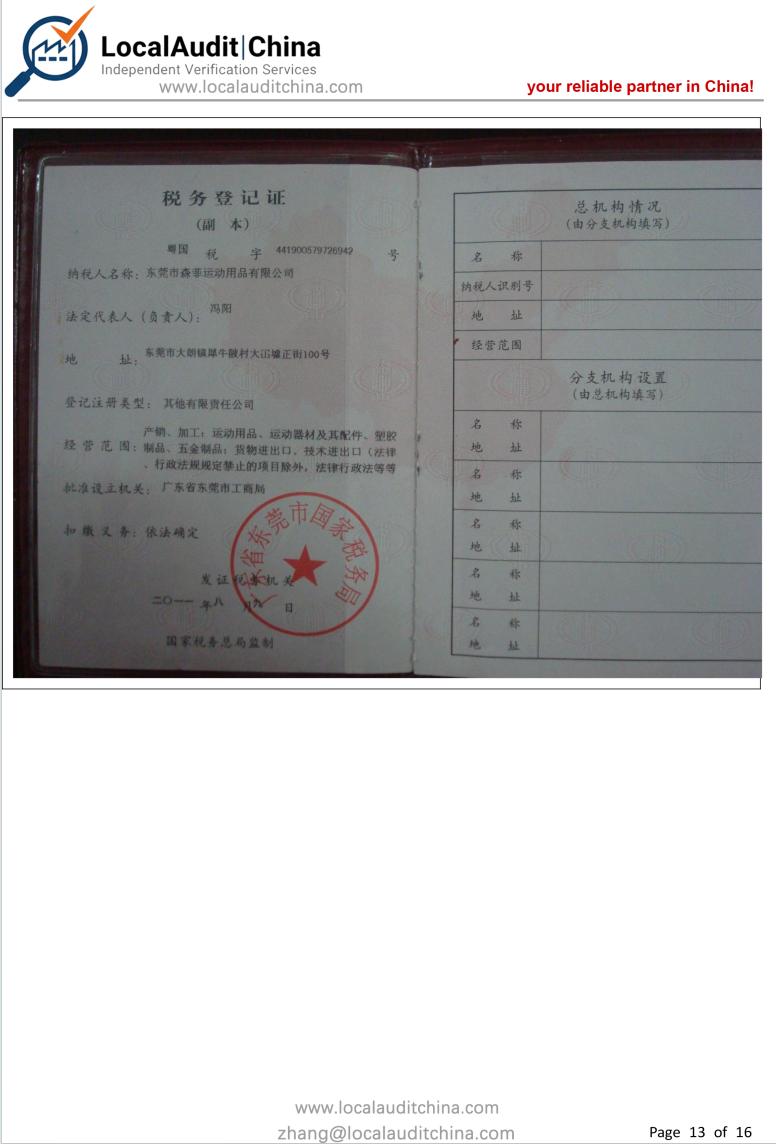 Audit Report Page 13